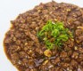 minced steak with pea pod stems 牛肉扒豆苗